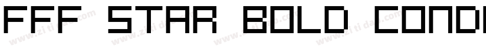 FFF Star Bold Condensed字体转换